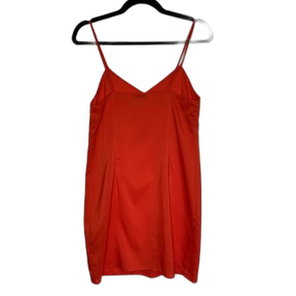 Club Monaco Coral/Orange Slip Dress Size 2 - Picture 4 of 6